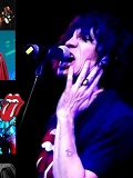 Een foto van de lookalike en imitator van Mick Jagger