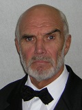 Een foto van de lookalike en imitator van Sean Connery